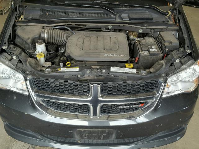 2C4RDGBG6CR330220 - 2012 DODGE GRAND CARA CHARCOAL photo 7