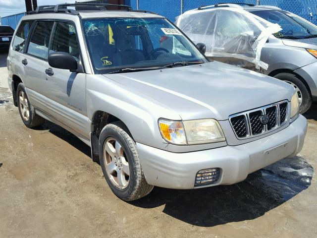 JF1SF65681G755368 - 2001 SUBARU FORESTER S ვერცხლისფერი ფოტო 1