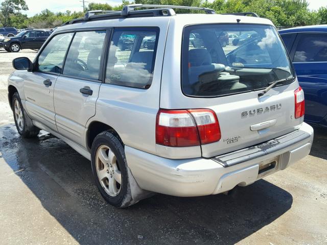 JF1SF65681G755368 - 2001 SUBARU FORESTER S ვერცხლისფერი ფოტო 3