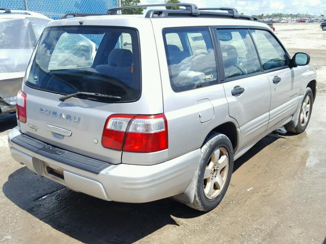 JF1SF65681G755368 - 2001 SUBARU FORESTER S ვერცხლისფერი ფოტო 4