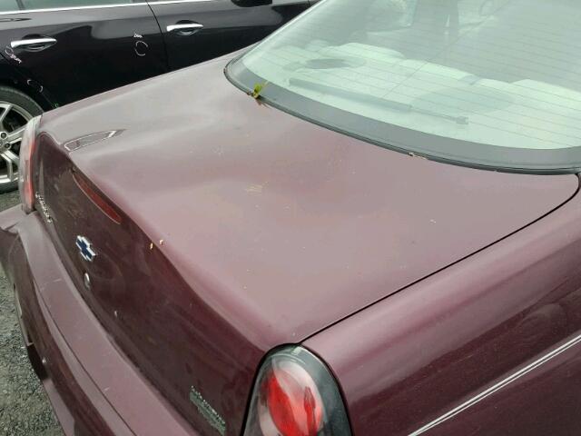 2G1WW12E839124513 - 2003 CHEVROLET MONTE CARL 勃艮第红 照片 9