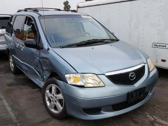 JM3LW28J930349416 - 2003 MAZDA MPV WAGON BLUE photo 1