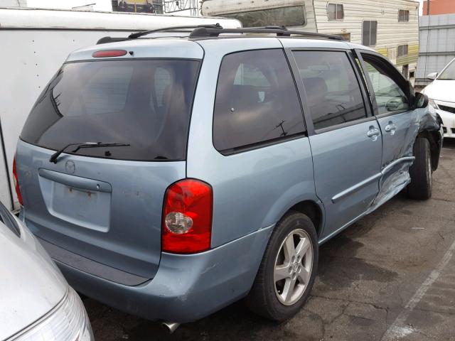 JM3LW28J930349416 - 2003 MAZDA MPV WAGON BLUE photo 4