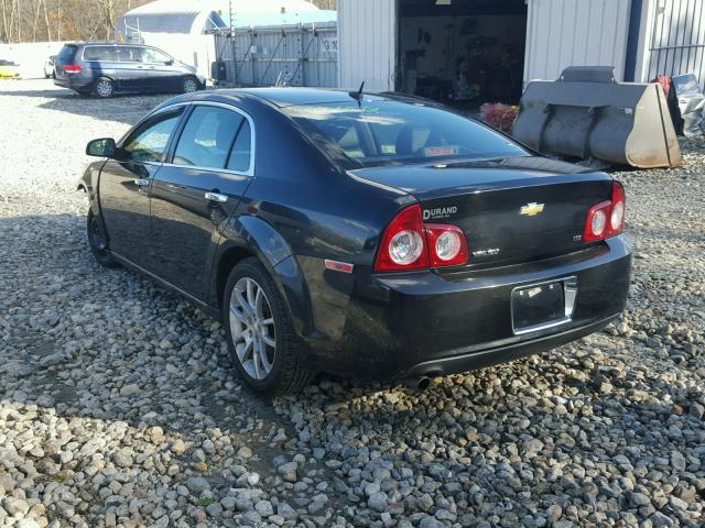 1G1ZK57B694215886 - 2009 CHEVROLET MALIBU LTZ BLACK photo 3