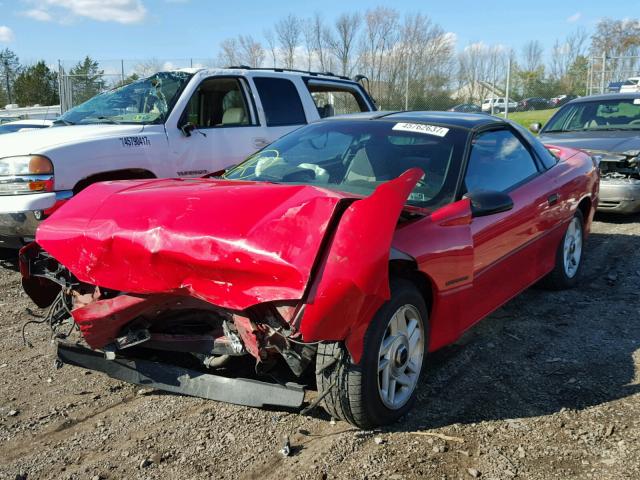 2G1FP22S0R2176468 - 1994 CHEVROLET CAMARO RED photo 2