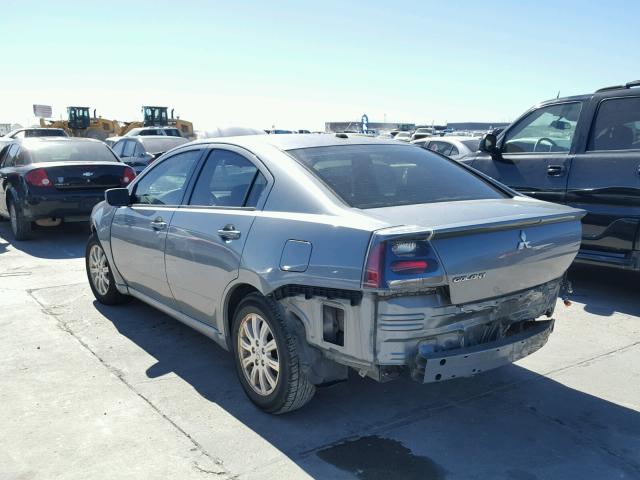 4A3AB56F47E021922 - 2007 MITSUBISHI GALANT ES CHARCOAL photo 3