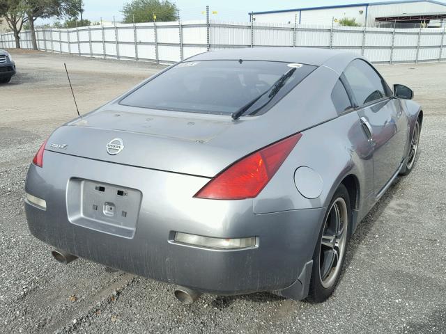 JN1AZ34D34T165511 - 2004 NISSAN 350Z SILVER photo 4