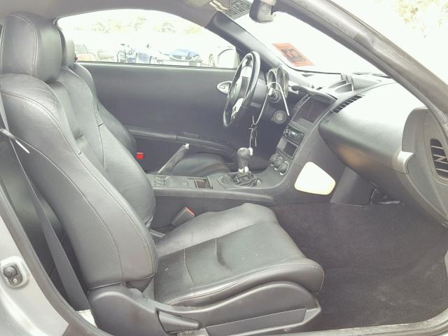 JN1AZ34D34T165511 - 2004 NISSAN 350Z SILVER photo 5