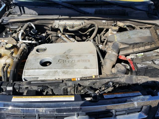 1FMCU49339KB29935 - 2009 FORD ESCAPE HYB BLUE photo 7