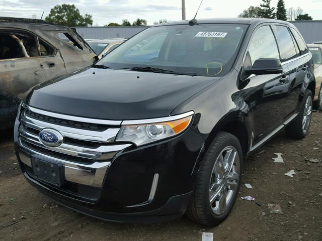 2FMDK4KC4CBA11821 - 2012 FORD EDGE LIMIT BLACK photo 2