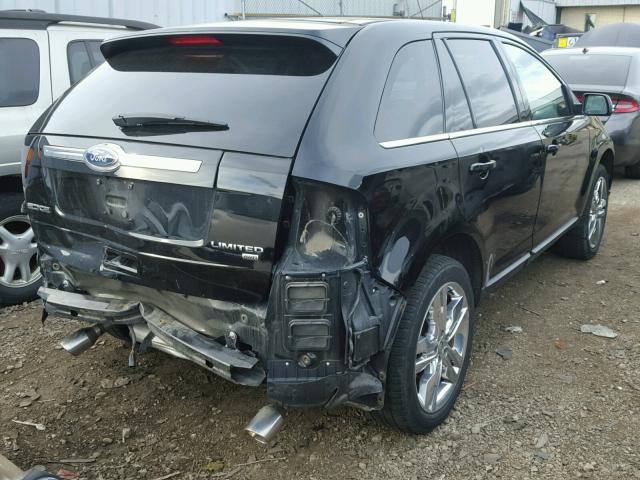 2FMDK4KC4CBA11821 - 2012 FORD EDGE LIMIT BLACK photo 4