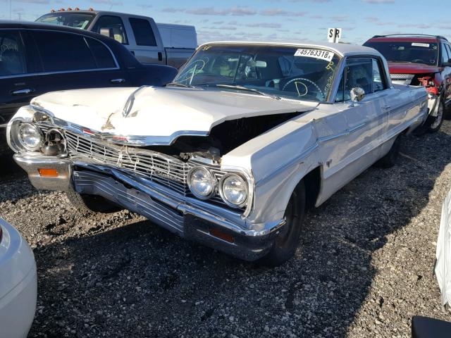 41447U151282 - 1964 CHEVROLET IMPAL LS WHITE photo 2