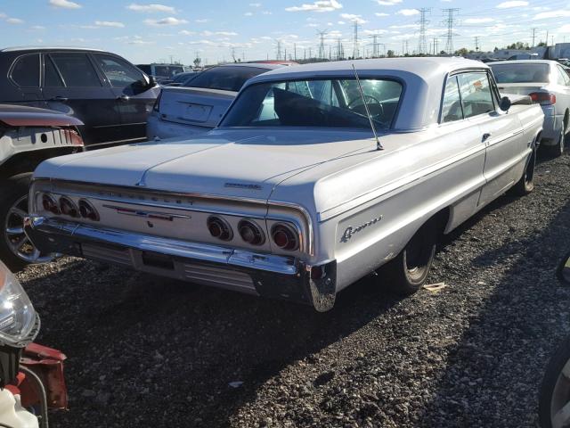 41447U151282 - 1964 CHEVROLET IMPAL LS WHITE photo 4