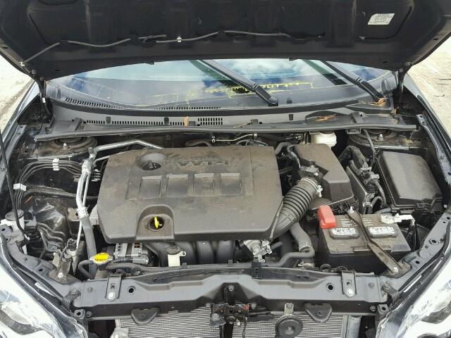 2T1BURHEXGC725428 - 2016 TOYOTA COROLLA L BLACK photo 7