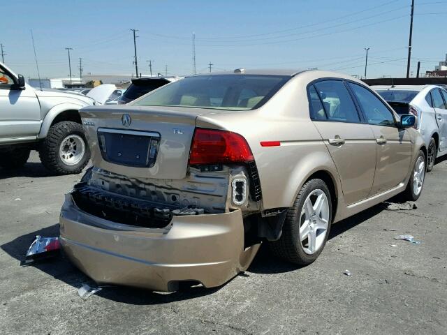 19UUA66256A078014 - 2006 ACURA 3.2TL GOLD photo 4