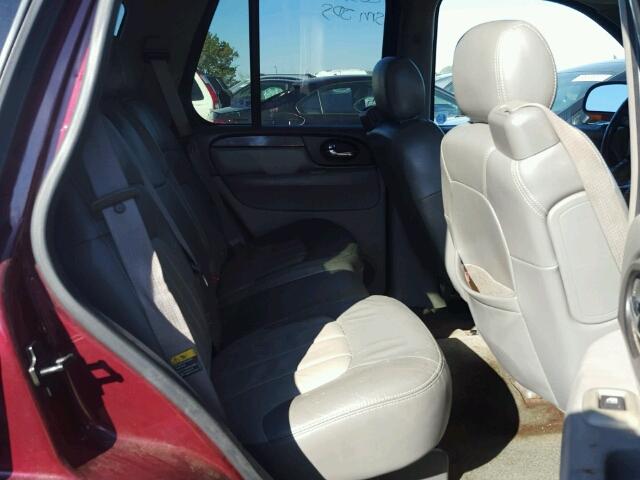 1GKDT13S842103001 - 2004 GMC ENVOY BURGUNDY photo 6