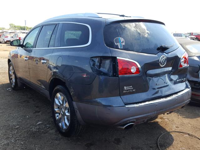 5GAKVDED5CJ360832 - 2012 BUICK ENCLAVE GRAY photo 3