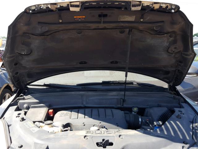 5GAKVDED5CJ360832 - 2012 BUICK ENCLAVE GRAY photo 7
