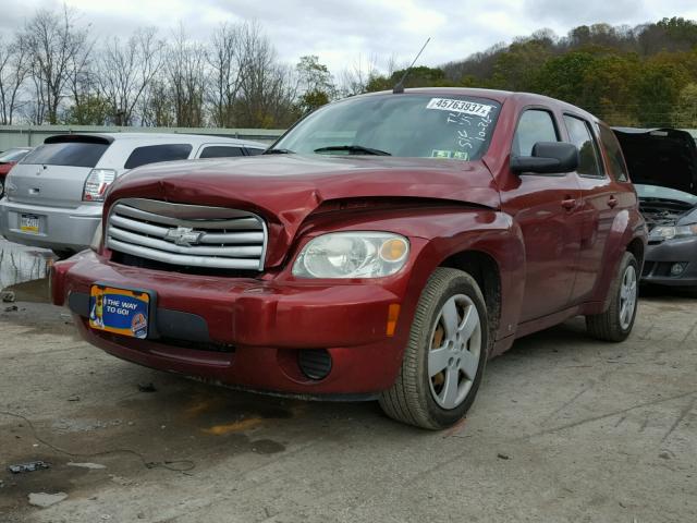 3GNCA13D88S674388 - 2008 CHEVROLET HHR LS BURGUNDY photo 2