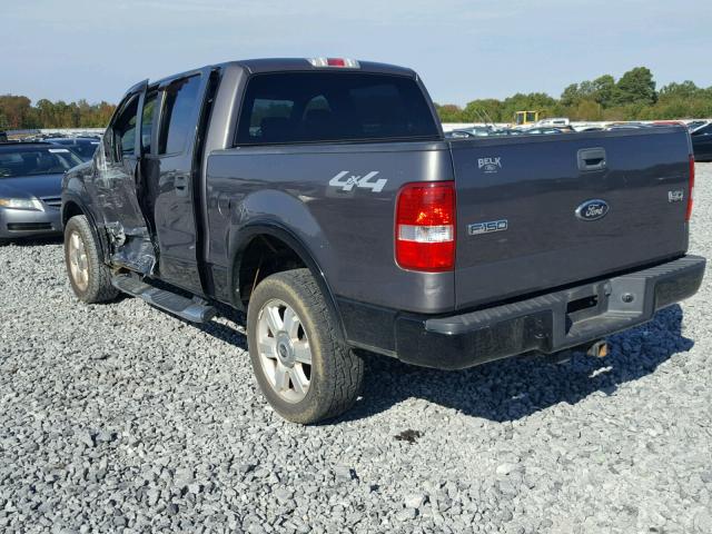 1FTPW14V98KD81629 - 2008 FORD F150 SUPER CHARCOAL photo 3