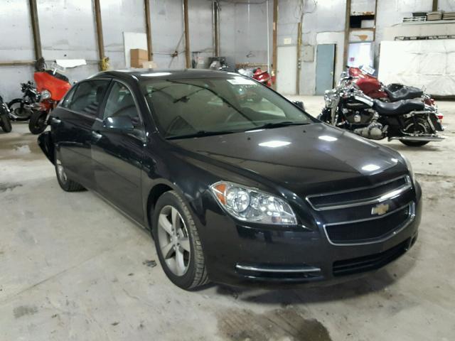 1G1ZC5EU2CF268274 - 2012 CHEVROLET MALIBU 1LT BLACK photo 1