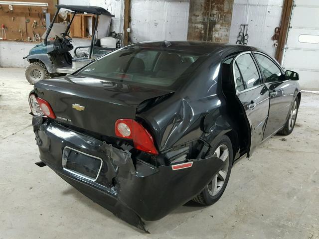 1G1ZC5EU2CF268274 - 2012 CHEVROLET MALIBU 1LT BLACK photo 4