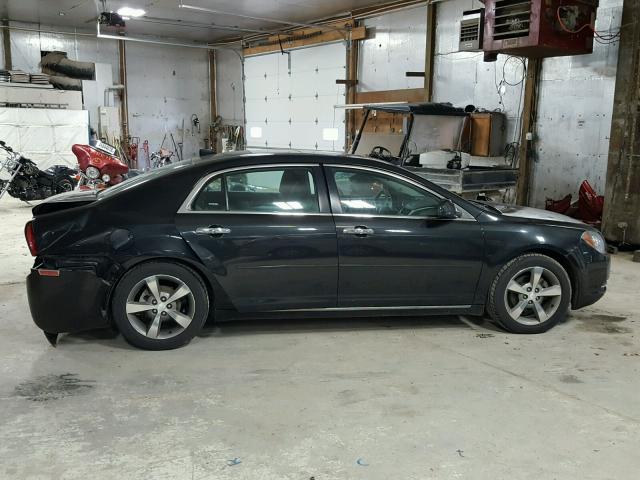 1G1ZC5EU2CF268274 - 2012 CHEVROLET MALIBU 1LT BLACK photo 9