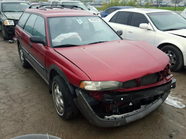 4S3BG6859T7975454 - 1996 SUBARU LEGACY RED photo 1