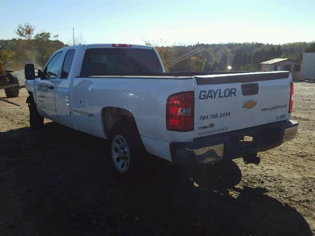 1GCRCPE0XCZ118069 - 2012 CHEVROLET SILVERADO WHITE photo 3