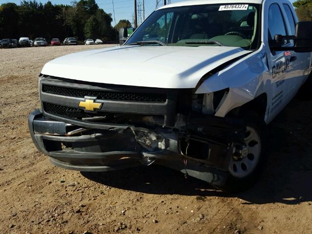 1GCRCPE0XCZ118069 - 2012 CHEVROLET SILVERADO WHITE photo 9