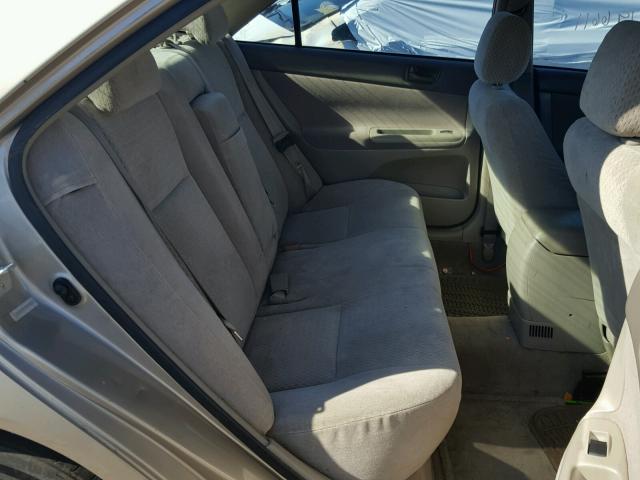 JTDBE32K030169918 - 2003 TOYOTA CAMRY LE GOLD photo 6