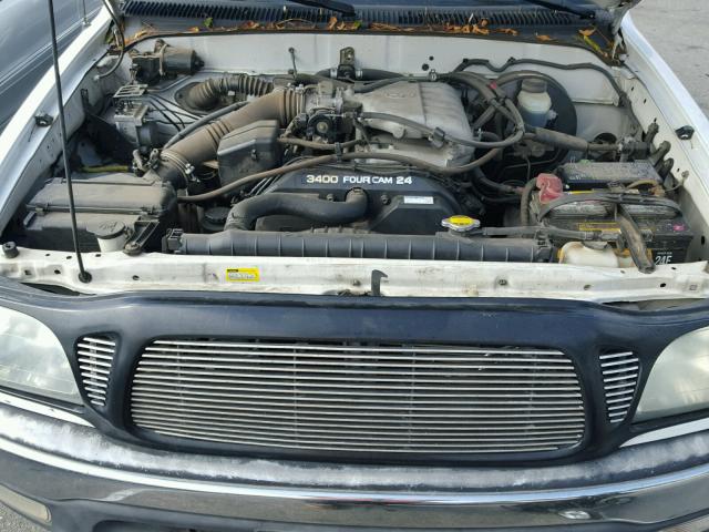 5TEWN72NX4Z345653 - 2004 TOYOTA TACOMA XTR WHITE photo 7