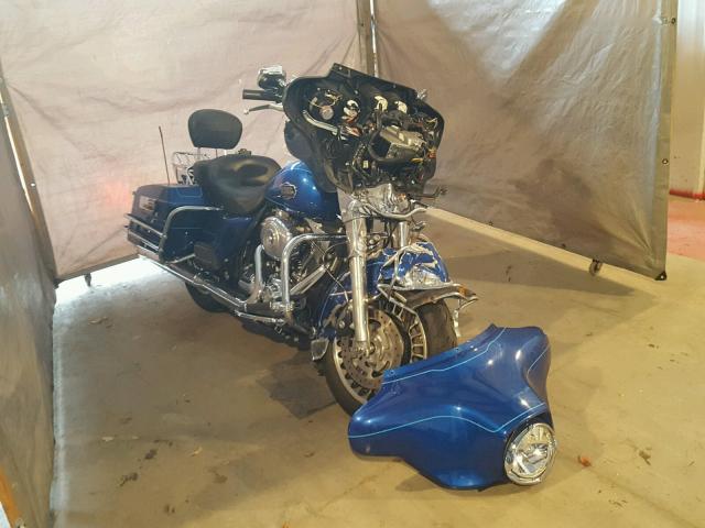 1HD1FC413AB610809 - 2010 HARLEY-DAVIDSON FLHTCU BLUE photo 1