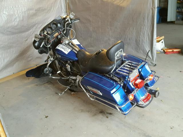 1HD1FC413AB610809 - 2010 HARLEY-DAVIDSON FLHTCU BLUE photo 3