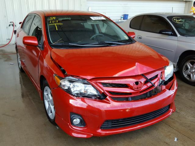 5YFBU4EE2CP018213 - 2012 TOYOTA COROLLA BA RED photo 1