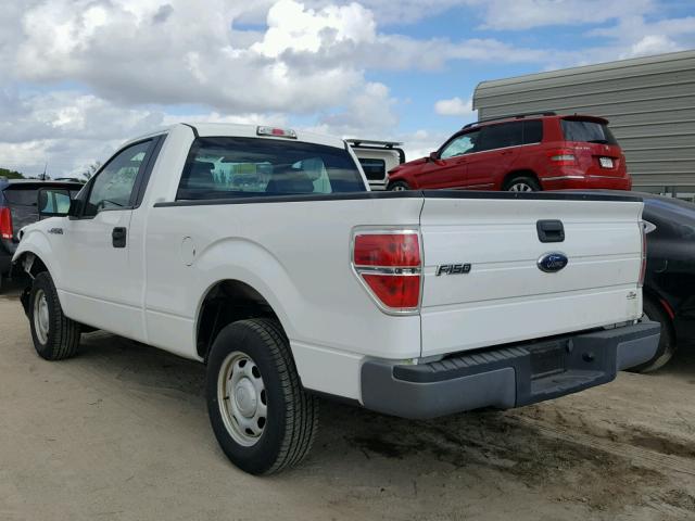 1FTMF1CW7AFD50987 - 2010 FORD F150 WHITE photo 3