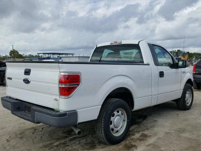 1FTMF1CW7AFD50987 - 2010 FORD F150 WHITE photo 4