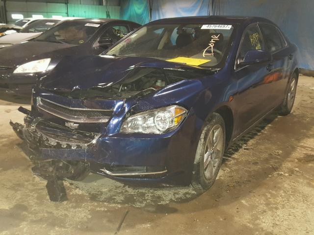 1G1ZC5EB2AF274779 - 2010 CHEVROLET MALIBU 1LT BLUE photo 2