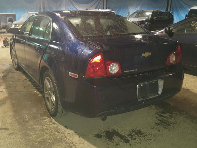 1G1ZC5EB2AF274779 - 2010 CHEVROLET MALIBU 1LT BLUE photo 3