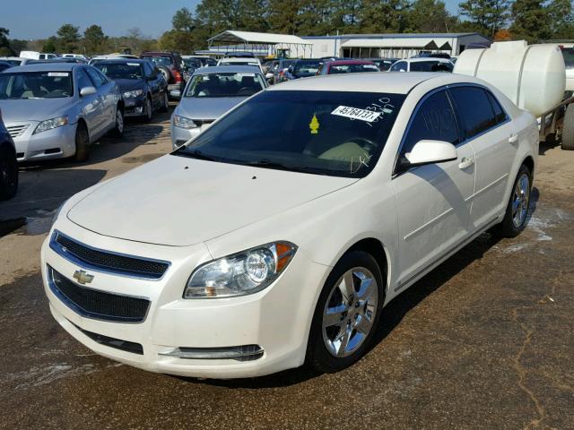 1G1ZD5EB7AF117973 - 2010 CHEVROLET MALIBU 2LT WHITE photo 2