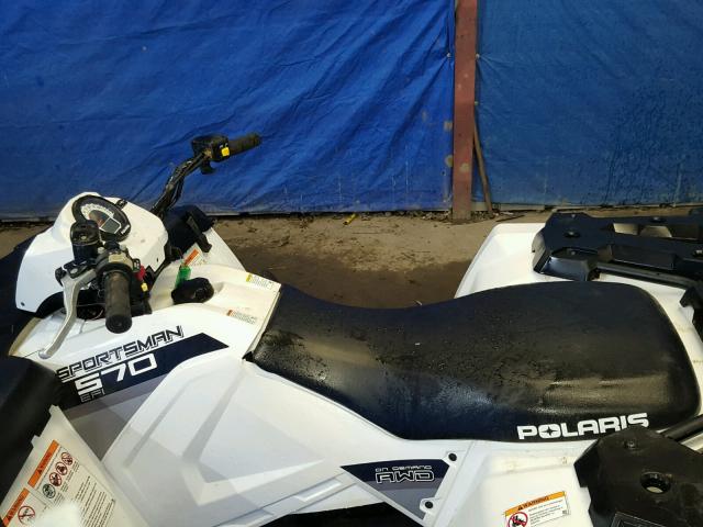 4XAMH5EA0EA110029 - 2014 POLARIS SPORTSMAN WHITE photo 5