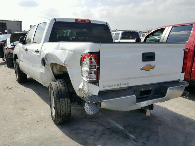 3GCPCPEC4FG214155 - 2015 CHEVROLET SILVERADO WHITE photo 3