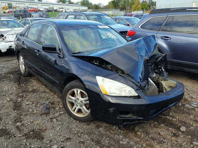 1HGCM55357A108640 - 2007 HONDA ACCORD SE BLACK photo 1