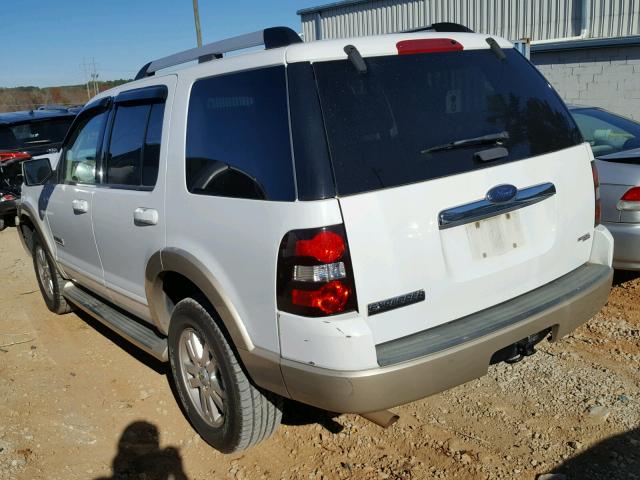 1FMEU64E86UB71272 - 2006 FORD EXPLORER E WHITE photo 3