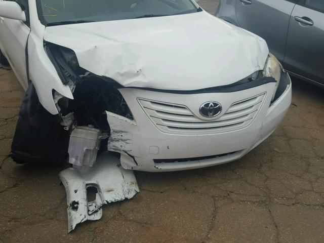 JTNBE46K373044346 - 2007 TOYOTA CAMRY NEW WHITE photo 9