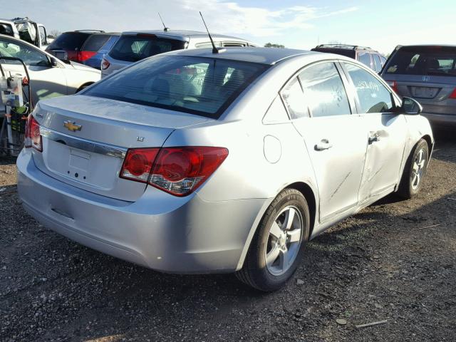 1G1PC5SB9E7350039 - 2014 CHEVROLET CRUZE SILVER photo 4