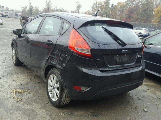 3FADP4EJ9BM144545 - 2011 FORD FIESTA SE BLACK photo 3