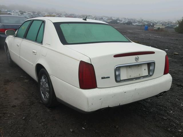 1G6KD54Y45U249317 - 2005 CADILLAC DEVILLE WHITE photo 3