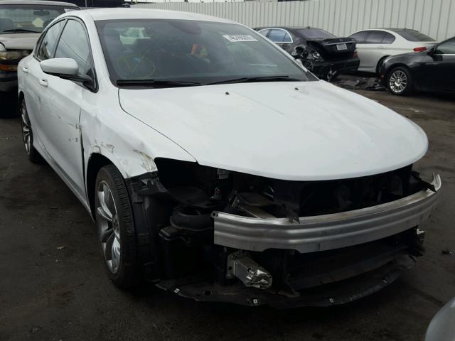 1C3CCCBB5FN760252 - 2015 CHRYSLER 200 S WHITE photo 1