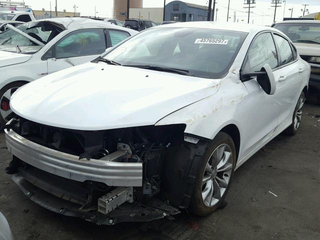 1C3CCCBB5FN760252 - 2015 CHRYSLER 200 S WHITE photo 2